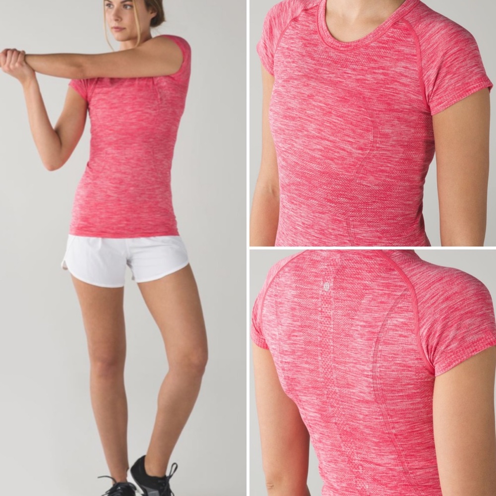 Lululemon Swiftly Tech Pink Short Sleeve T-Shirt 6 - Picture 2 of 9